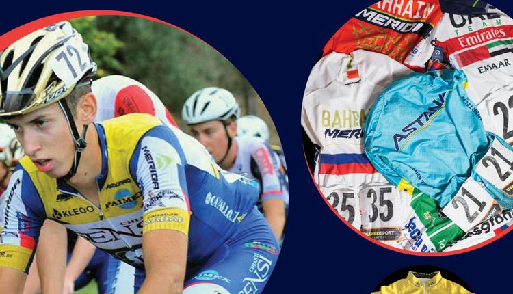 Le maglie di Nibali e dei campioni del ciclismo all’asta